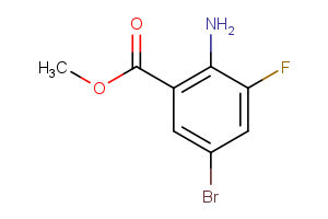 methyl 2-amino-5-bromo-3-fluorobenzoate