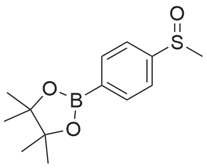 4,4,5,5-Tetramethyl-2-(4-(methylsulfinyl)phenyl)-1,3,2-dioxaborolane