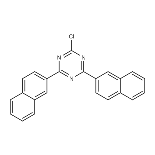 2-Chloro-4,6-di(naphthalen-2-yl)-1,3,5-triazine