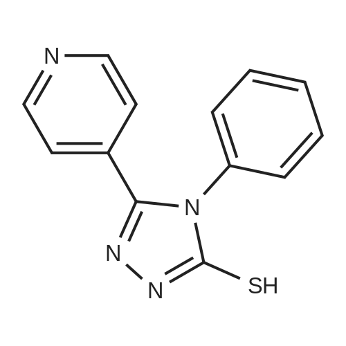 4-Phenyl-5-(pyridin-4-yl)-4H-1,2,4-triazole-3-thiol