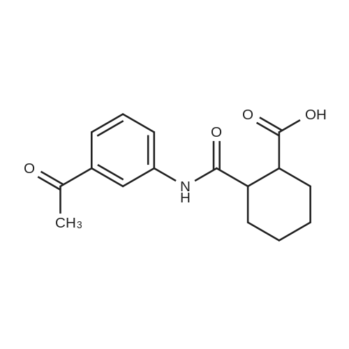 2-((3-Acetylphenyl)carbamoyl)cyclohexanecarboxylic acid