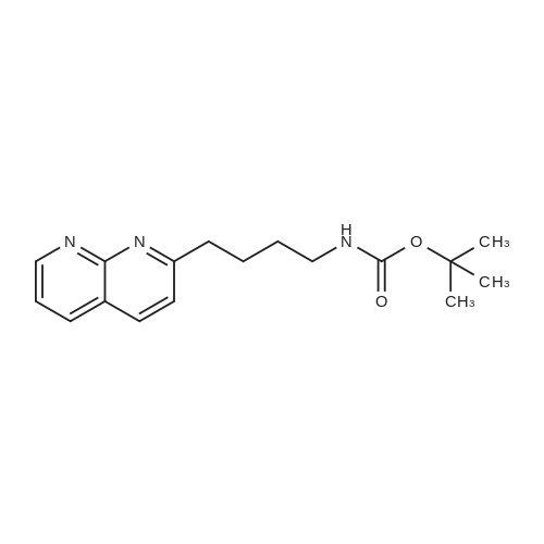 tert-Butyl (4-(1,8-naphthyridin-2-yl)butyl)carbamate