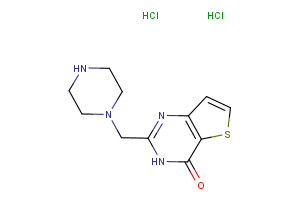 2-[(piperazin-1-yl)methyl]-3H,4H-thieno[3,2-d]pyrimidin-4-one dihydrochloride