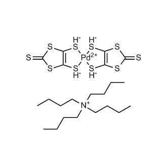 Bis(tetrabutylammonium) bis(1,3-dithiole-2-thione-4,5-dithiolato)palladium(II)