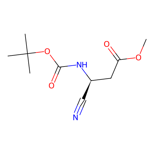 (S)-Methyl 3-((tert-butoxycarbonyl)amino)-3-cyanopropanoate