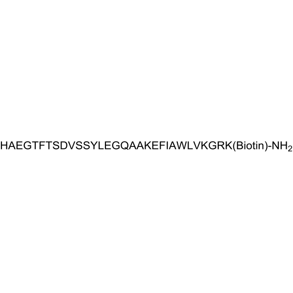 Glucagon-Like Peptide 1 (GLP-1) (7-36)-Lys (Biotin), amide, human