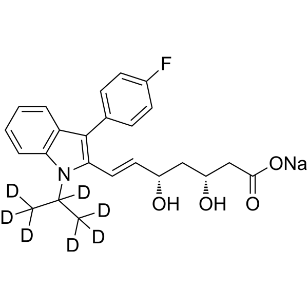 (3R,5S)-Fluvastatin-d
       
        7
       
       sodium