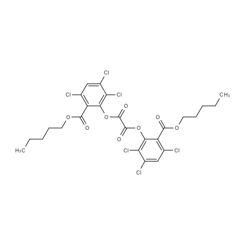 Bis(2-carbo-pentoxy-3,5,6-trichlorophenyl)oxalate