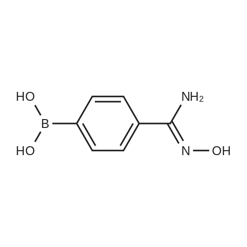 (4-(N'-Hydroxycarbamimidoyl)phenyl)boronic acid