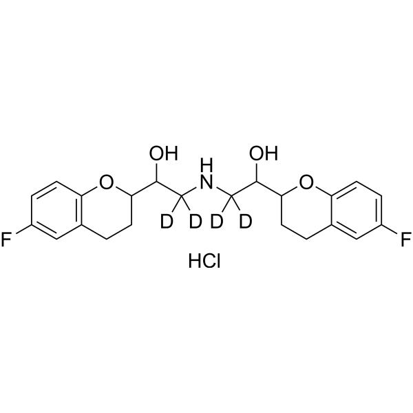 (Rac)-Nebivolol-d
       
        4
       
       hydrochloride