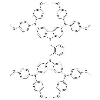 9,9'-(1,2-Phenylenebis(methylene))bis(N3,N3,N6,N6-tetrakis(4-methoxyphenyl)-9H-carbazole-3,6-diamine)