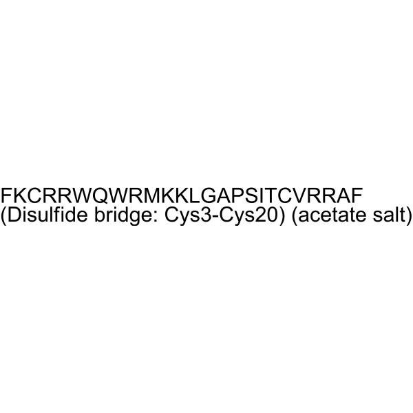 Lactoferrin (17-41) (acetate)